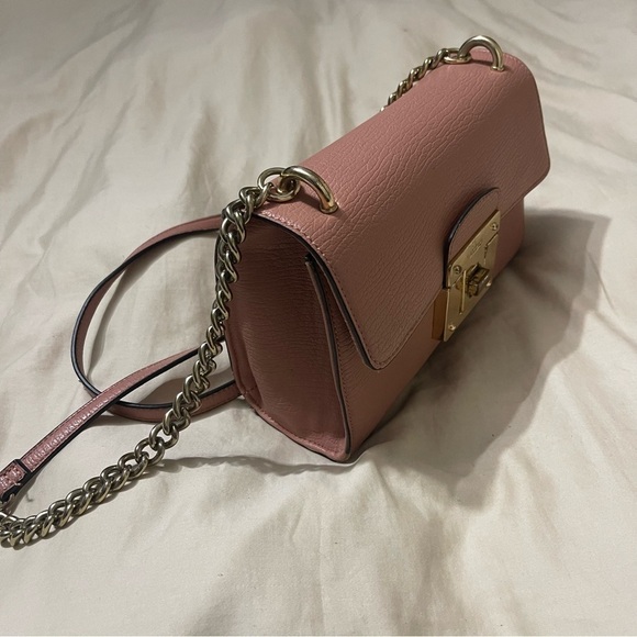 Aldo Barbiecore Faux Leather Crossbody Rose Gold Purse - Picture 6 of 7